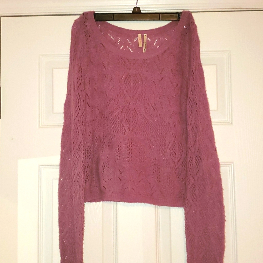 Open Knit Soft Sweater